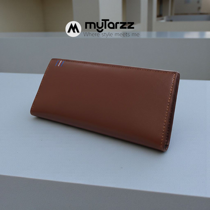 Professional Long Card Holder - Brown