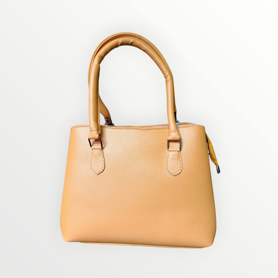 The Modern Day Tote - Caramel & Tan
