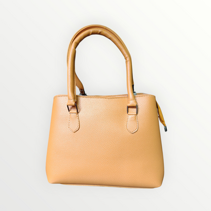 The Modern Day Tote - Caramel & Tan