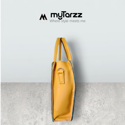 The "Silent Serenity" Artistic Tote Bag - Forest Green