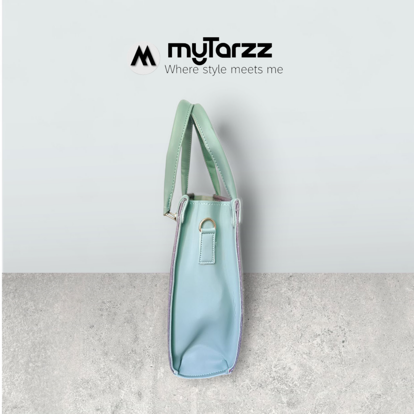 The "Silent Serenity" Artistic Tote Bag - Sage Green