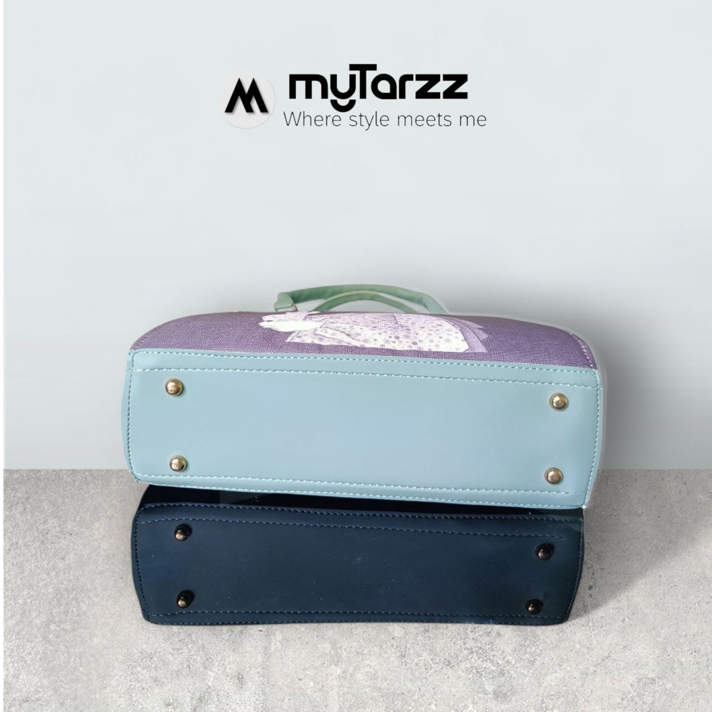 The "Silent Serenity" Artistic Tote Bag - Sage Green