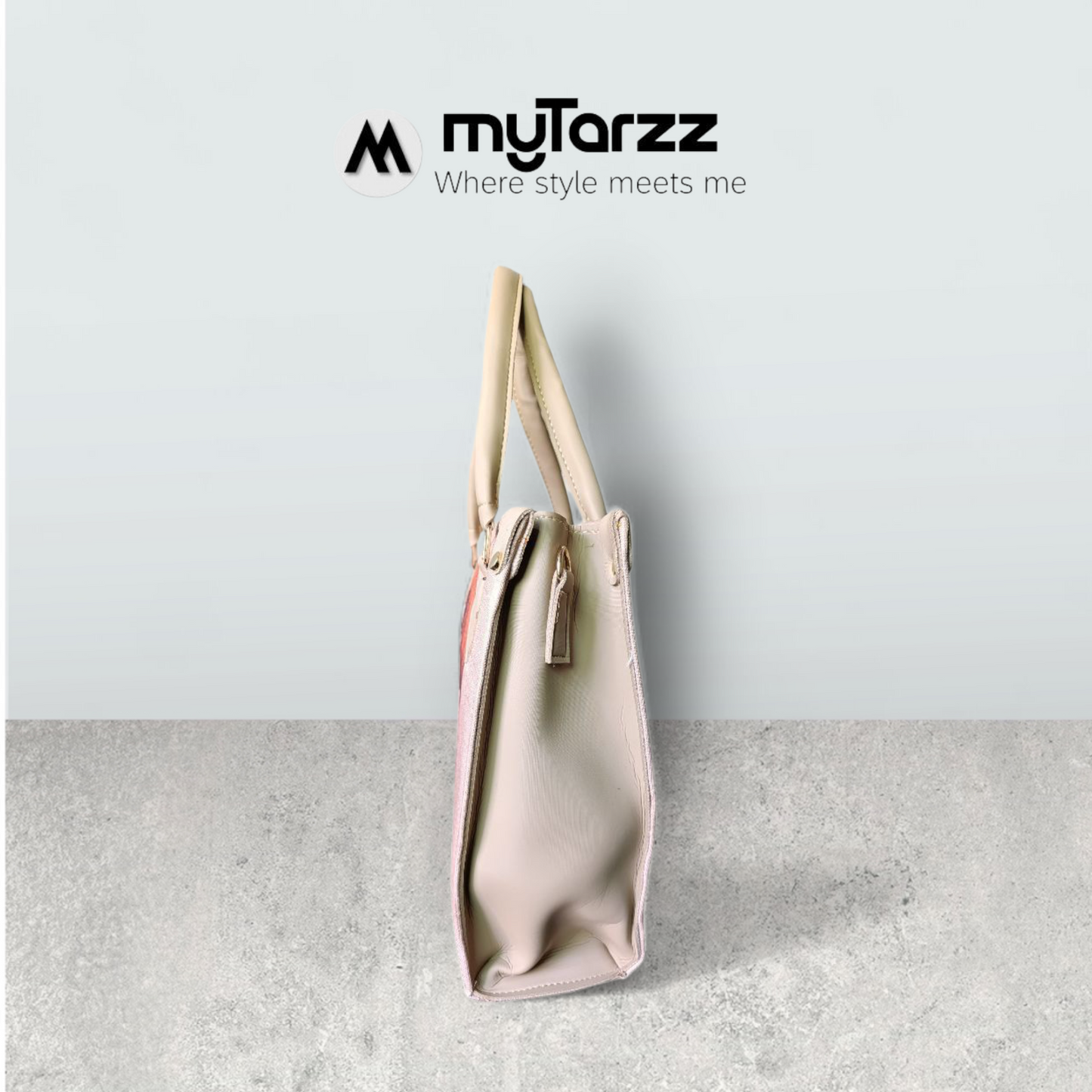 The "Silent Serenity" Artistic Tote Bag - Pink