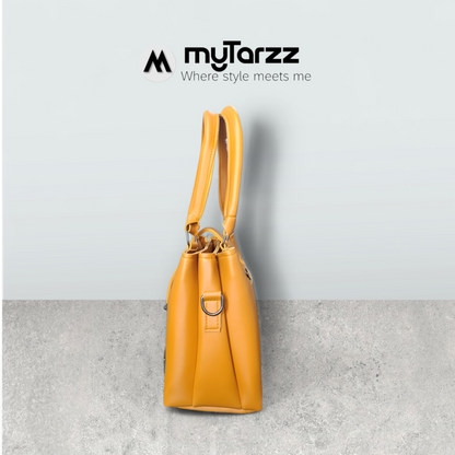 Classic Tan Tote with Tassel Charm